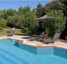 4 bedroom villa with pool, Chalikounas, sleeps 8